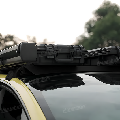Tesla Model Y Roof Rack With Roof Spoiler Tail Wing - Travel Accessories