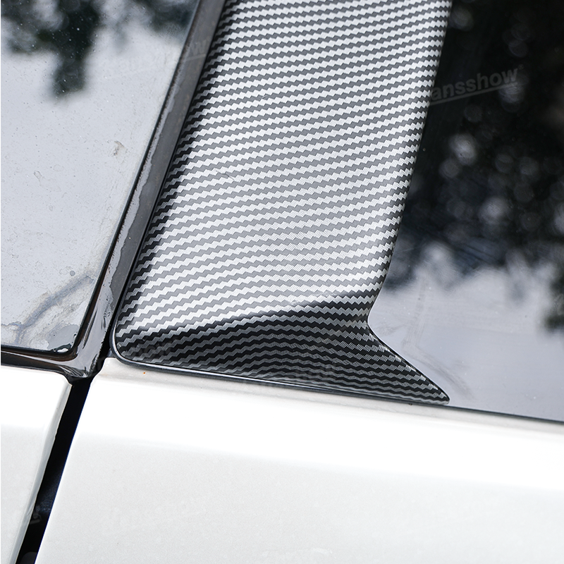 Tesla Model Y Real Carbon Fiber Roof Spoiler installation process