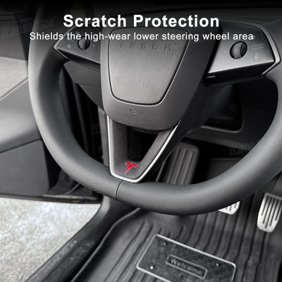 Model Y Juniper Alcantara Trim Cover showcasing luxury finish