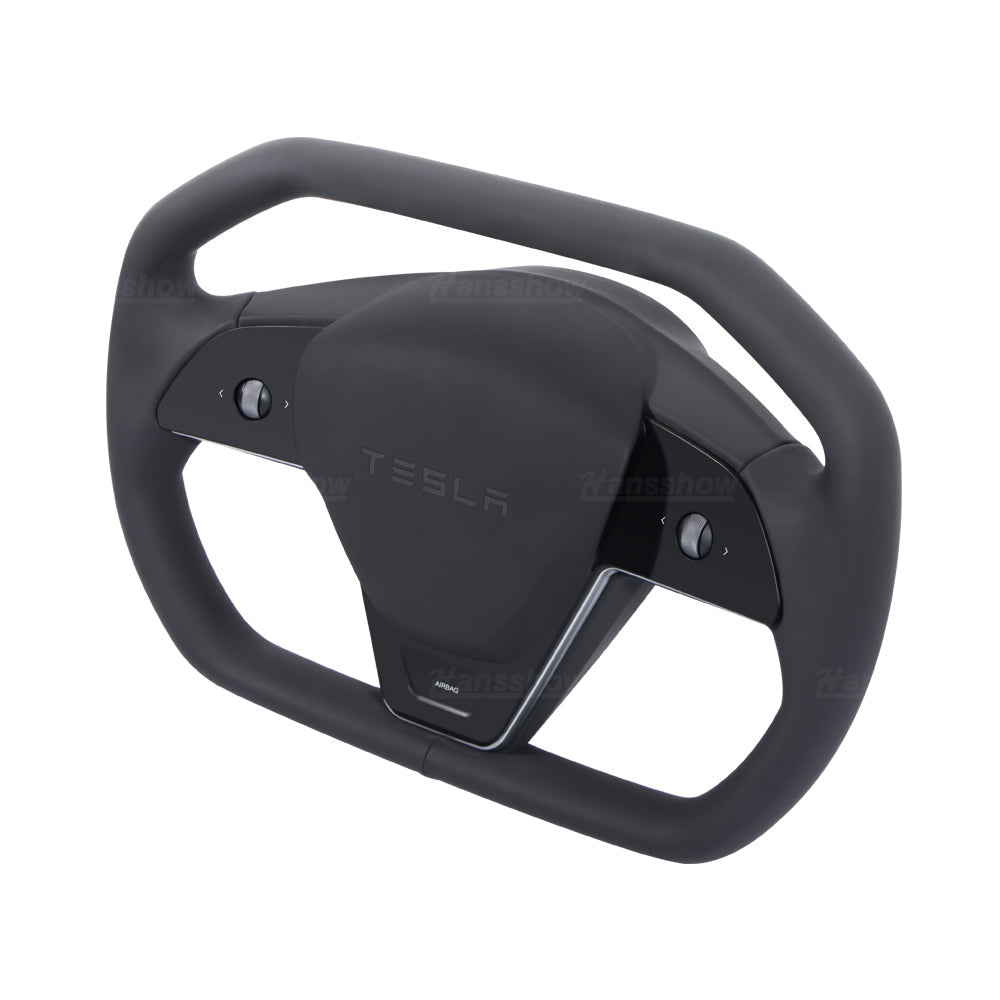 Cyber Steering Wheel for Model Y / 3 Inspired by Cybertruck Style - Installation process