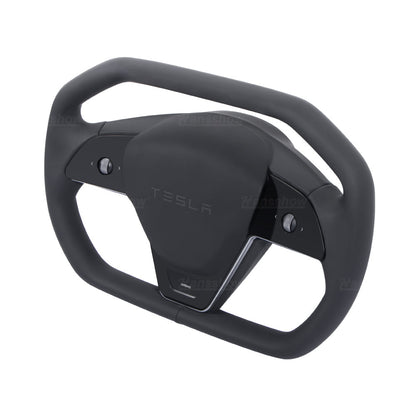 Cyber Steering Wheel for Model Y / 3 Inspired by Cybertruck Style - Installation process