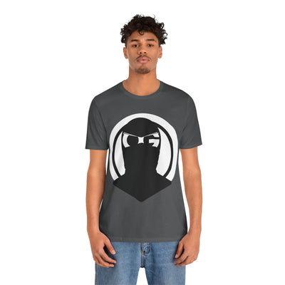 OG Logo Tee front view in asphalt