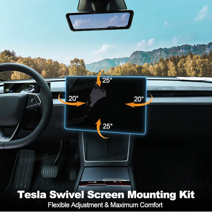 Model 3 Highland/Y Juniper Swiveling Mount Kit 2.0 installed view