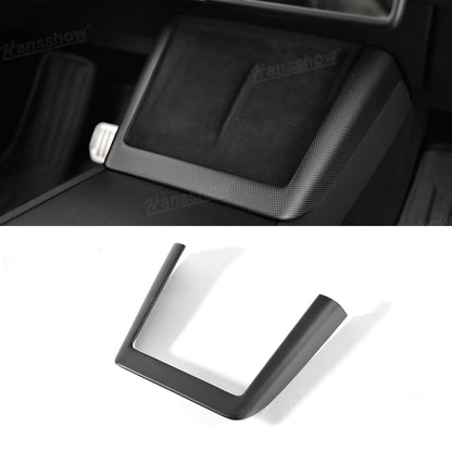 Model Y Juniper Real Carbon Fiber Cover Interior Set detail shot