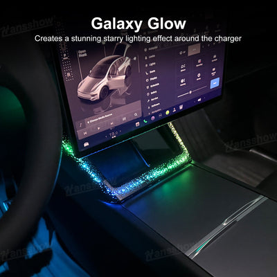 Model Y Juniper Ambient Lighting for Wireless Charging Port - LED illumination