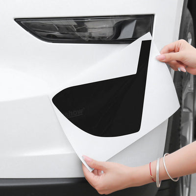 Model Y Juniper TPU Front Bumper Air Vent Film installed view