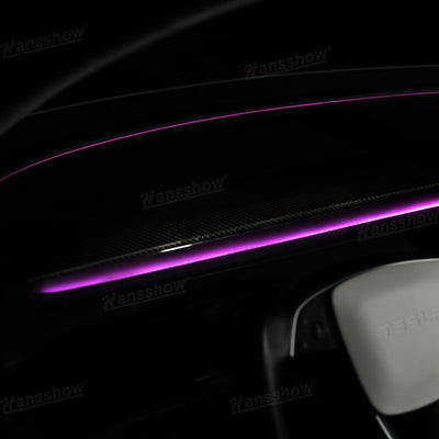 Model Y Juniper Ambient Light 3.0 rear view showing integration