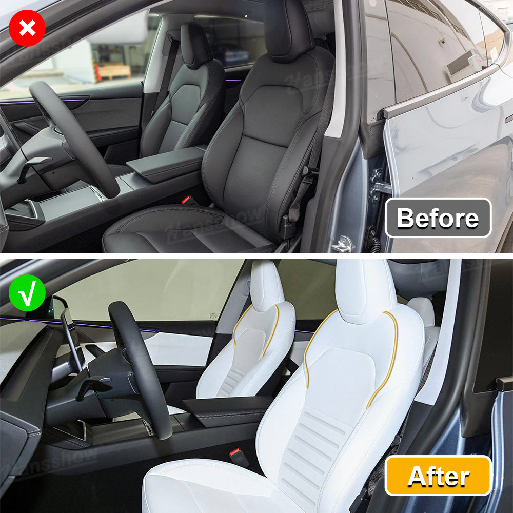 Juniper Seat Covers for Tesla Model Y side angle