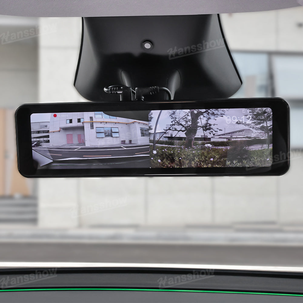 Model Y Juniper Rearview Mirror 10 Inch Dash Cam user interface