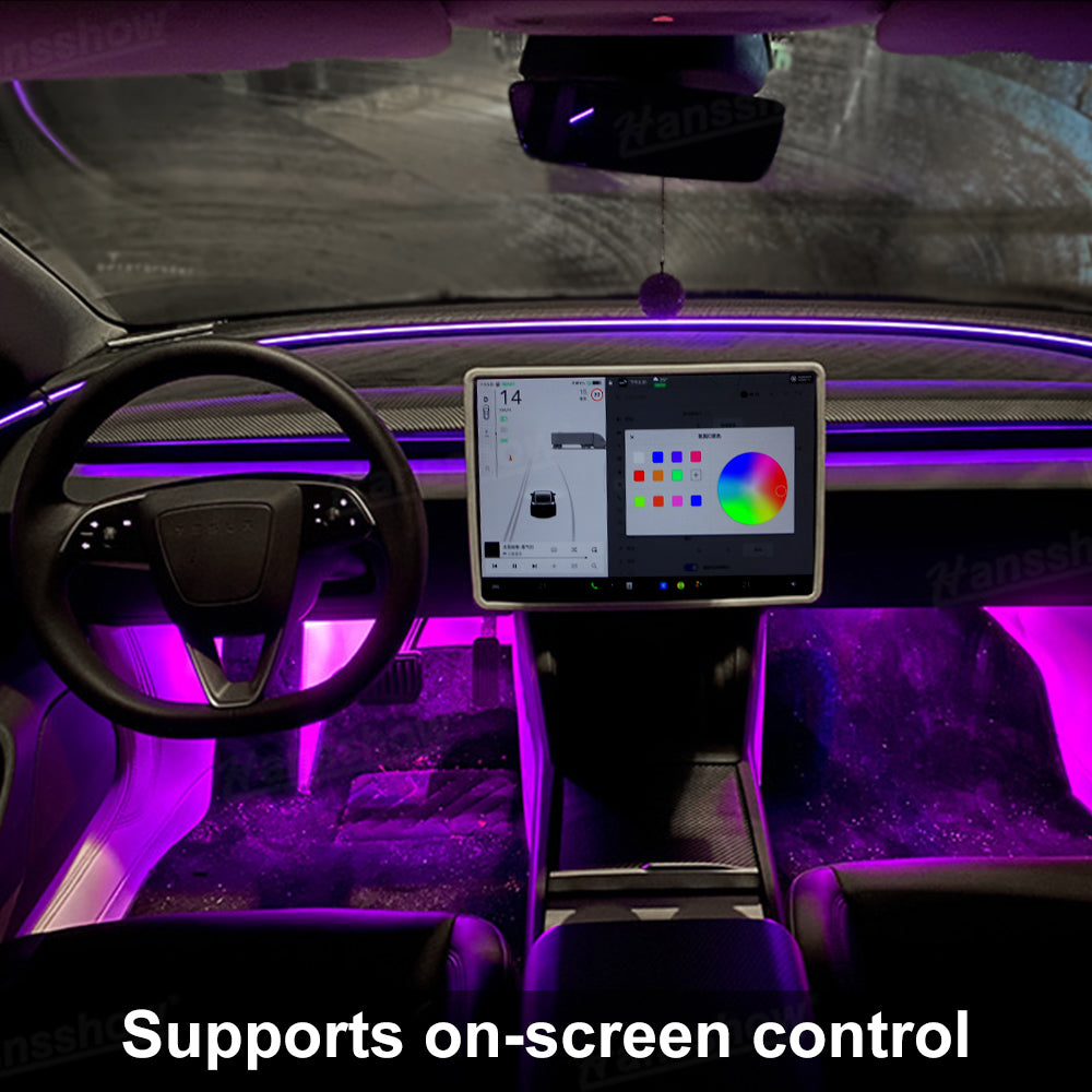 Model Y Juniper Dashboard Trim Replacement color options display
