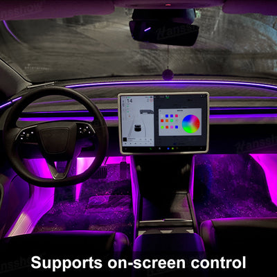 Model Y Juniper Dashboard Trim Replacement color options display