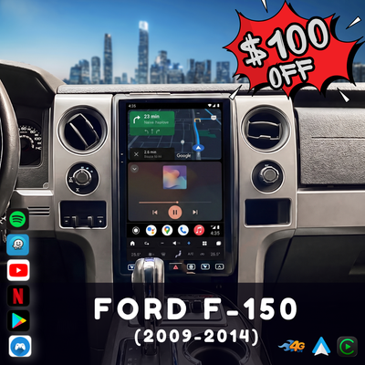 Ford F150 (2009-2014) Unidad principal Android 11 (SquareWheels Serie G)