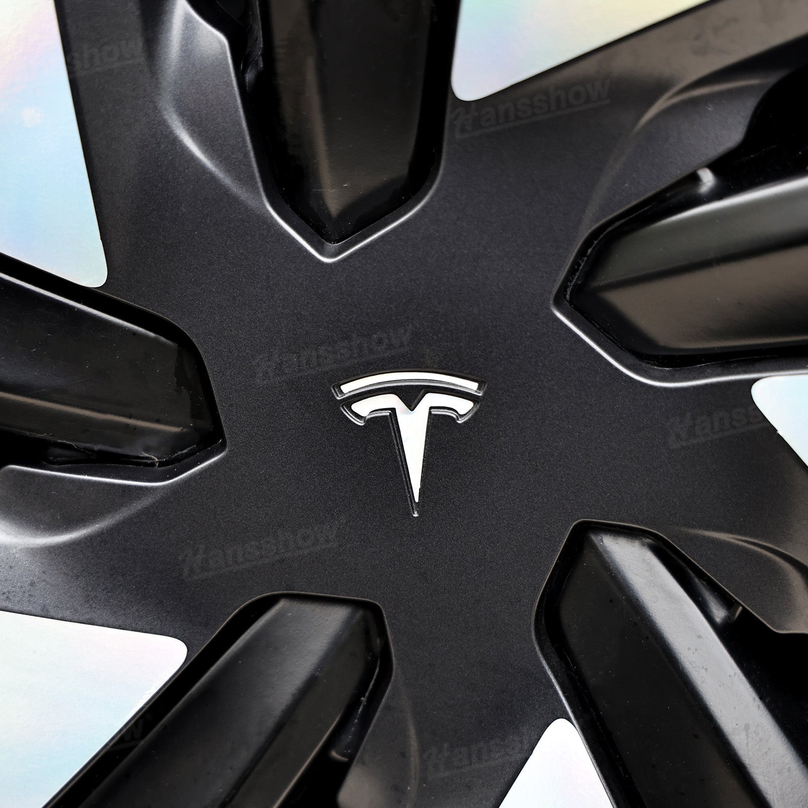 Model Y Juniper 19’’ Crossflow Wheels Vinyl Wraps Custom Wheel Cap Stickers - Weather-resistant material