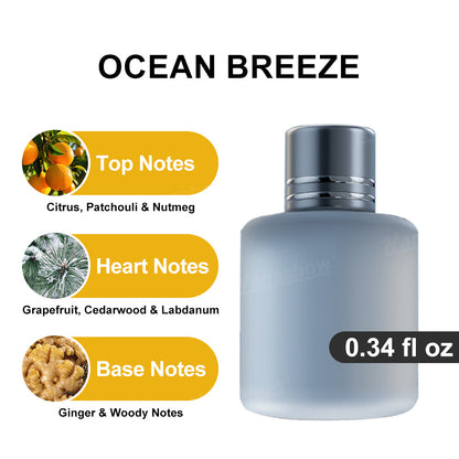 AI Smart Aroma Diffuser Kit for Tesla Model Y - in use with ambient light