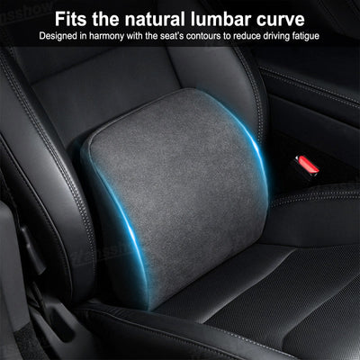 Headrest & Lumbar Support Pillow for Tesla Model Y side angle