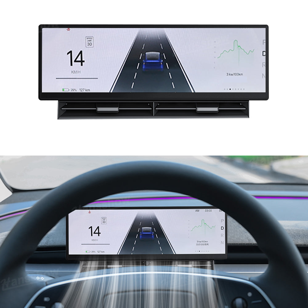 10.88-Inch Heads Up Display for Tesla Model Y Juniper front view