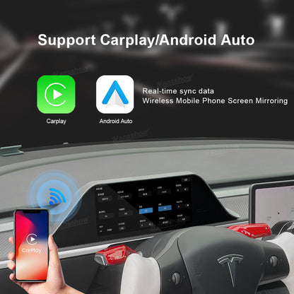 Model 3/Y 8.9" Integrated Dashboard Display Screen side angle