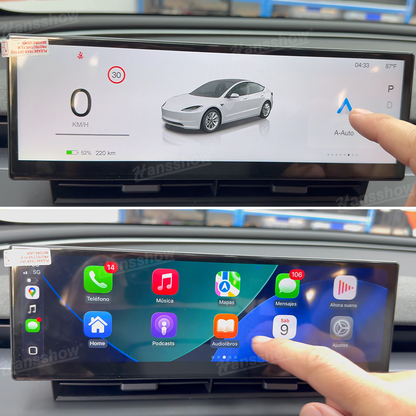 10.88-Inch Heads Up Display for Tesla Model Y Juniper minimalist design