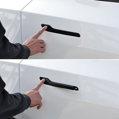 Model Y Juniper Electric Door Handle close-up of touch area