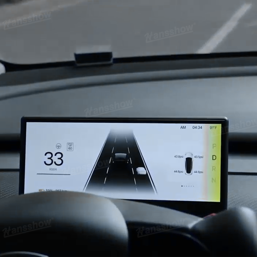 Tesla Model Y Heads Up Display installed in vehicle interior