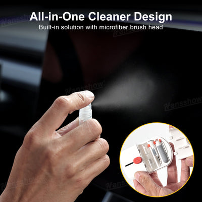 Screen Cleaner for Tesla Center Screen showing ergonomic design