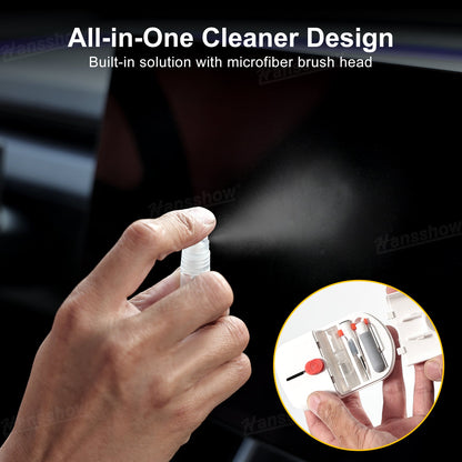 Screen Cleaner for Tesla Center Screen showing ergonomic design