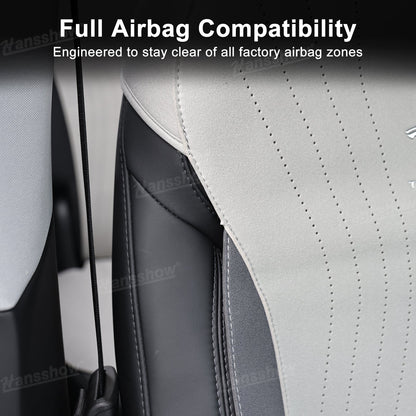 Alcantara Seat Cushion for Tesla Model Y & Model 3 rear view