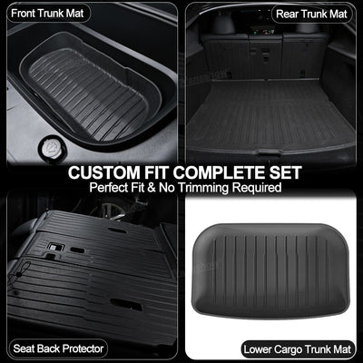 Model Y Juniper Floor Mats installed in vehicle