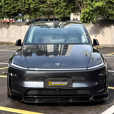 Model Y Juniper ABS Full Aero Body Kit Front Lip & Side Skirts & Rear Diffuser front view