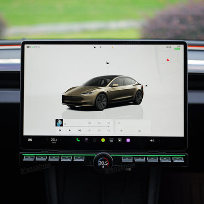 Center Console Physical Control Button for Tesla Model Y/3 - Front view