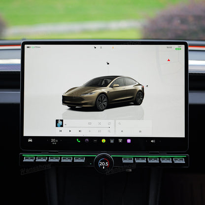 Center Console Physical Control Button for Tesla Model Y/3 - Front view