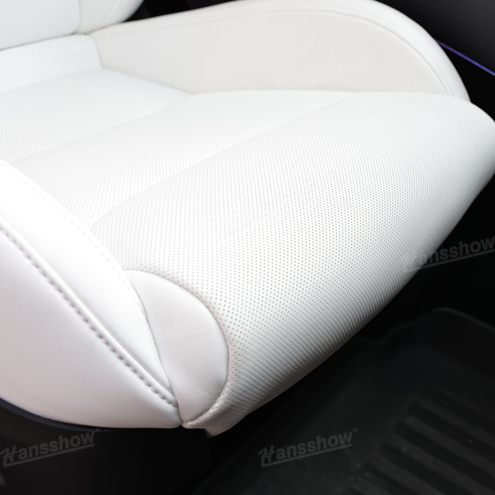 Tesla Model Y/3 Nappa Leather Seat Replacement Full Set - Lifestyle Image