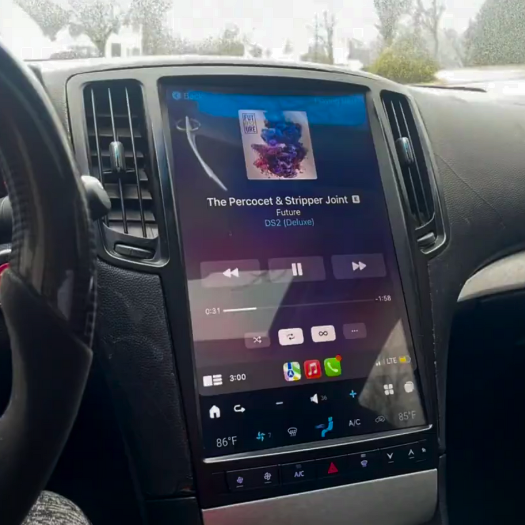 Android 11 G-Series Tesla Style Screen (Infiniti G37)