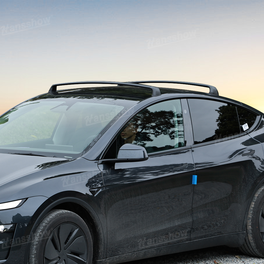 Model Y Juniper Roof Rack Crossbars for Tesla front view