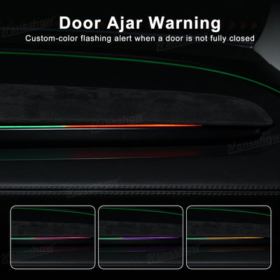 Streamer Ambient Light for Tesla Model Y & 3 user interface