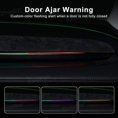 Streamer Ambient Light for Tesla Model Y & 3 user interface