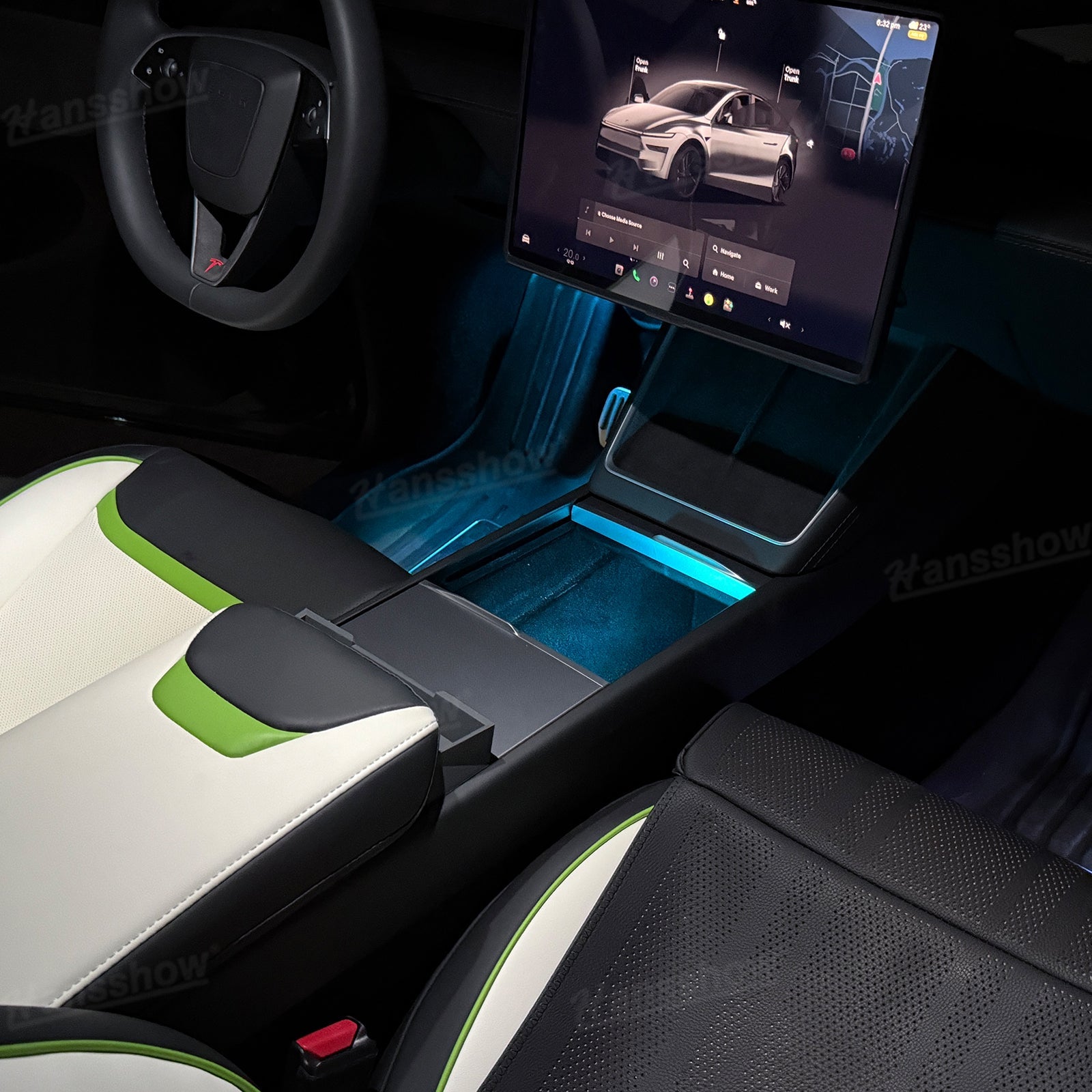 Ambient Lighting for Model Y/Y Juniper & Model 3/3 Highland highlighting features