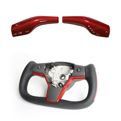 Yoke Style Steering Wheel for Tesla Model Y/3 - Fingerprint Resistant