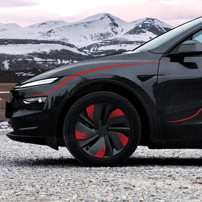 Model Y Juniper Custom Stripe Decal Kit interactive line style