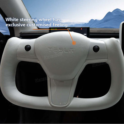 Model Y/Model 3 Bundle Of White Enthusiast Style Kits For Tesla White - Top view