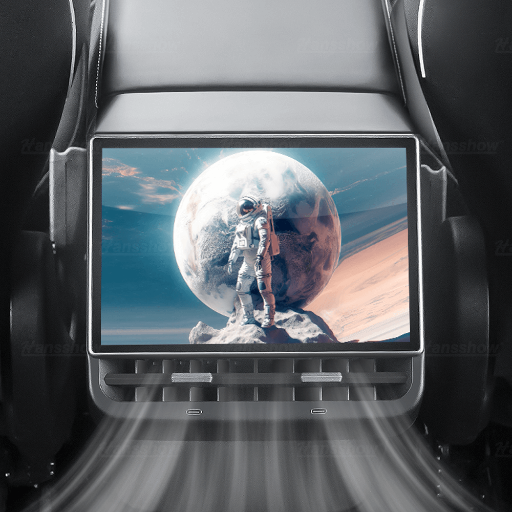 H86 Android Rear Entertainment Screen with seat heating controls