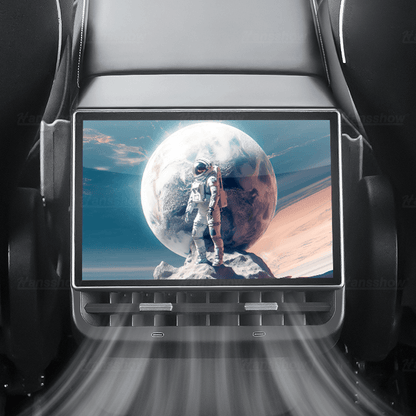 H86 Android Rear Entertainment Screen with seat heating controls