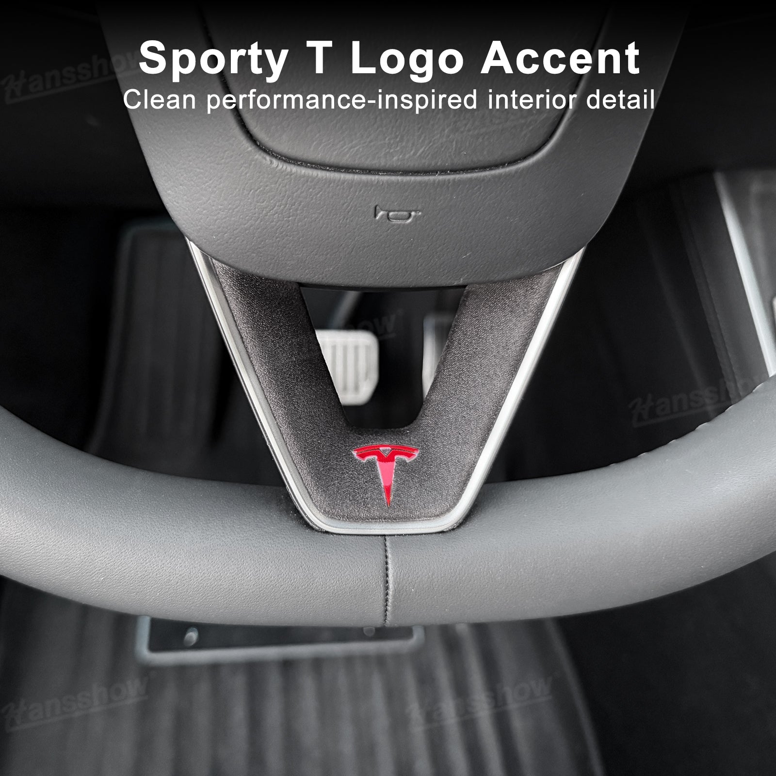 Model Y Juniper Alcantara Trim Cover with steering wheel