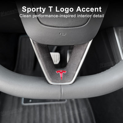 Model Y Juniper Alcantara Trim Cover with steering wheel