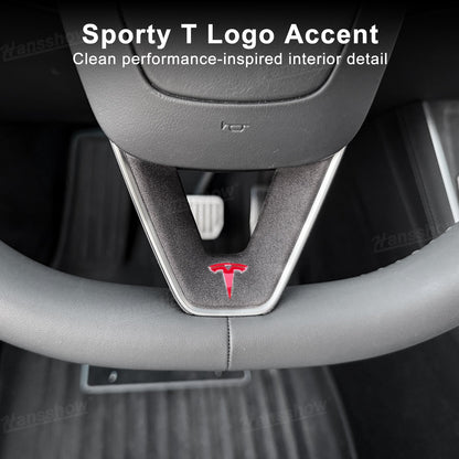 Model Y Juniper Alcantara Trim Cover with steering wheel
