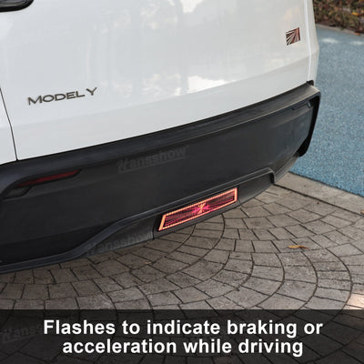 Model Y Juniper Pilot Light with Plaid Style - lighting functionality