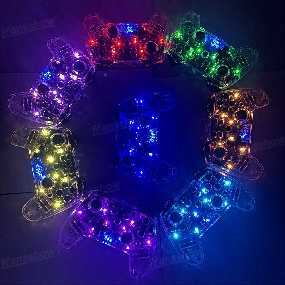 Wireless Game Controller with LED Ambient Lighting for Tesla Model Y - back view