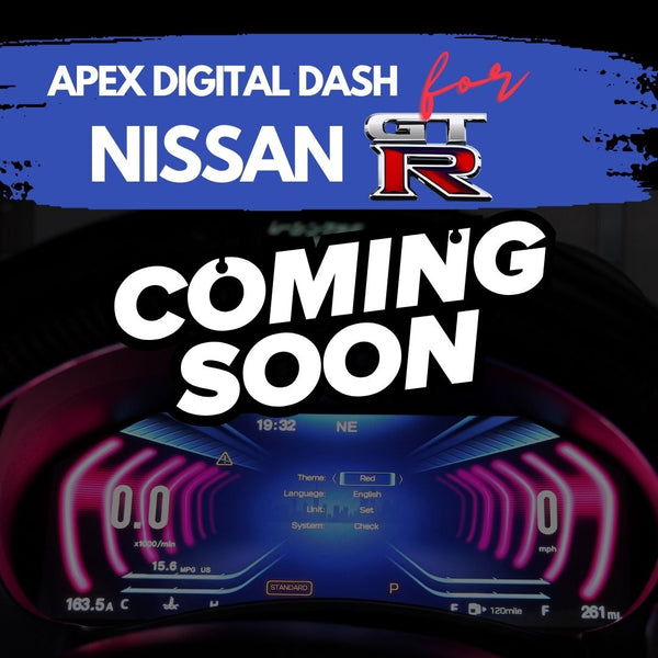 APEX Digital Dashboard Instrument Cluster for Nissan GT-R