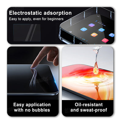 Model 3 Highland & Model Y Juniper Tempered Glass Screen Protector Set - glare reduction feature