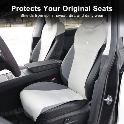 Alcantara Seat Cushion for Tesla Model Y & Model 3 passenger side